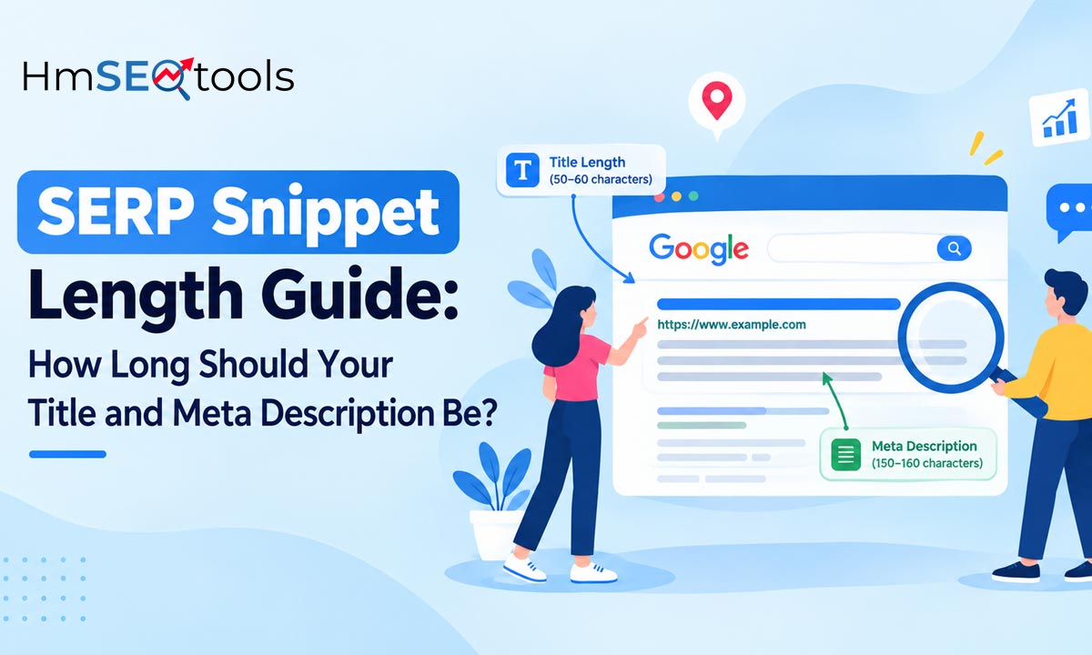 serp snippet length guide title meta description